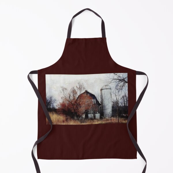 Item preview, Autumn's last days - old barn and silo designed and sold by JanineRileyArt.