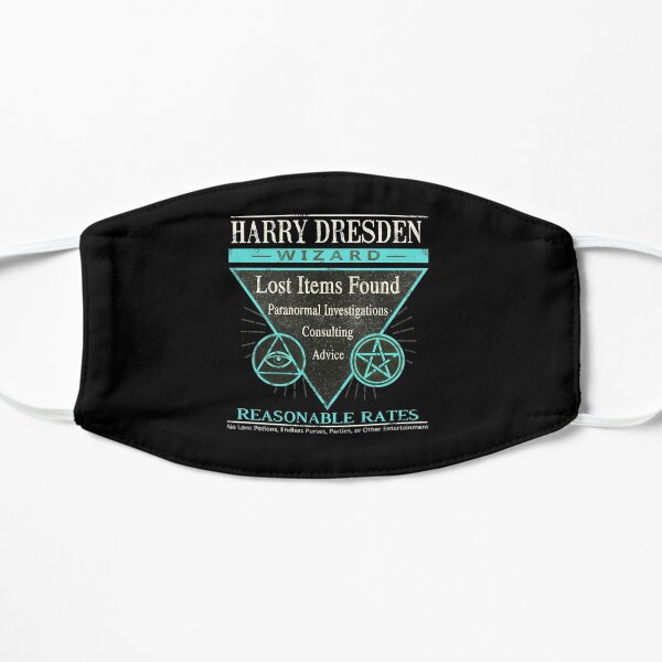 Harry Dresden - Wizard - Reasonable Rates Flat Mask