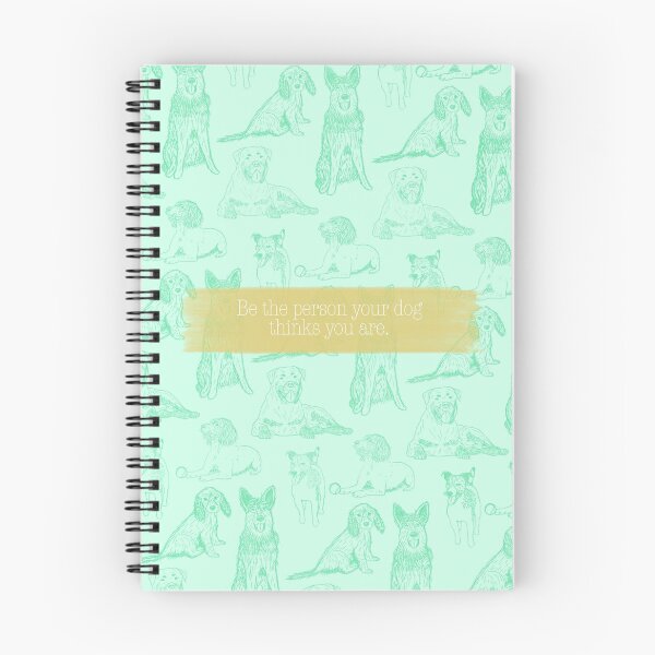 Item preview, Dog lovers quote: Be the person your dog thinks you are. - green/yellow  designed and sold by ALP  Creates.