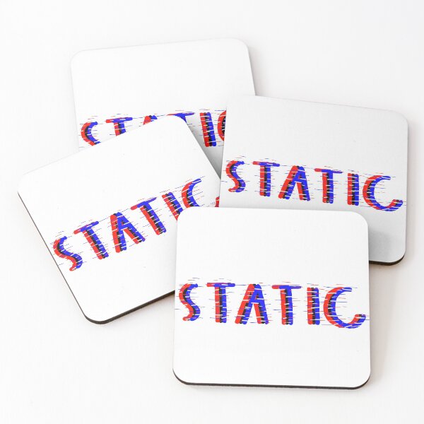 Item preview, static glitch effect designed and sold by artistic hello.