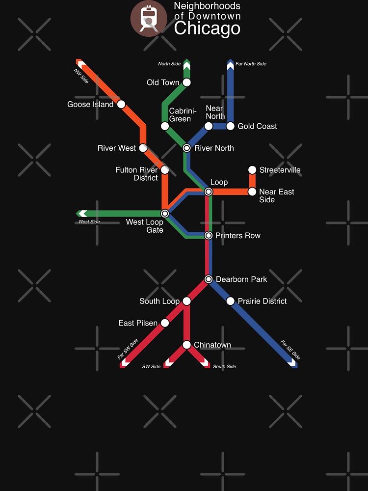 Chicago (white) by arrtworks