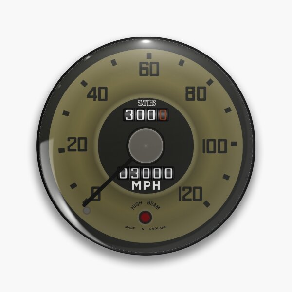 Item preview, Austin Healey 3000 Mk I/II Speedometer - Black Background designed and sold by UKMatt2000.