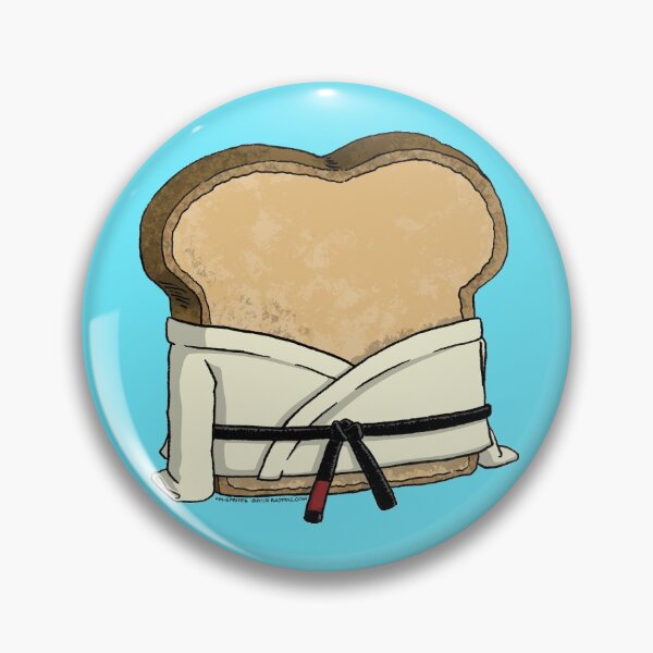 Item preview, Pin-Sprites - Slice of Bread in a Gi - Color/No-Face designed and sold by BadPine.