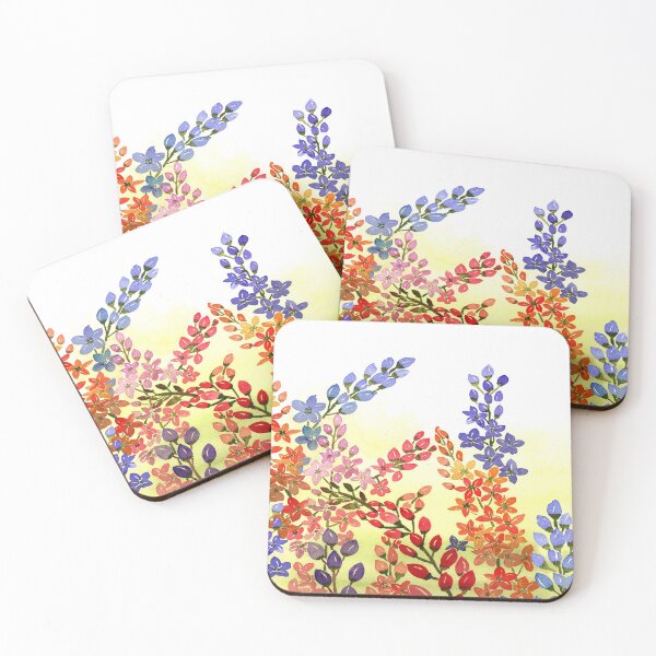 Item preview, Campo de flores en acuarela designed and sold by smnessen.