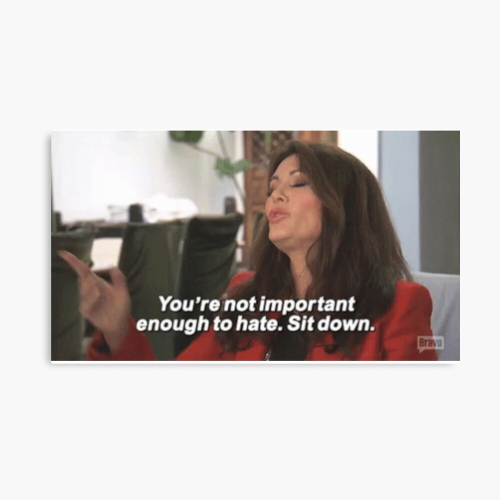 Not Important Enough to Hate Make-up Bag Lisa Vanderpump 