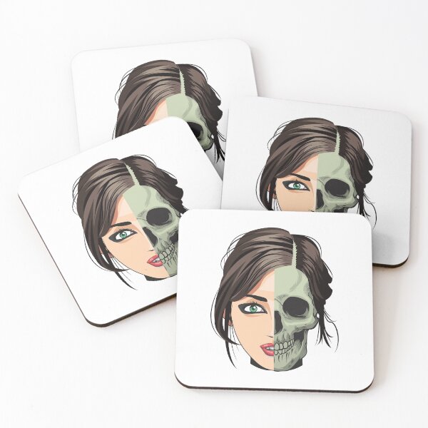 Item preview, egirl half egirl half skull designed and sold by Tagesapfel.
