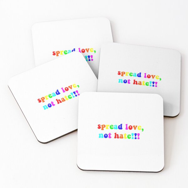 Item preview, spread love, not hate!!! designed and sold by Olivia Soble.