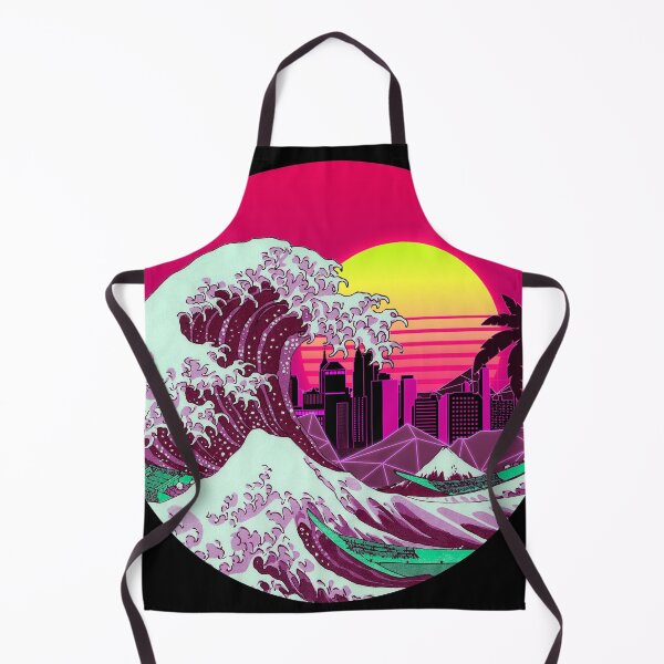 Item preview, The Great RetroWave off Kanagawa designed and sold by Kiboune.