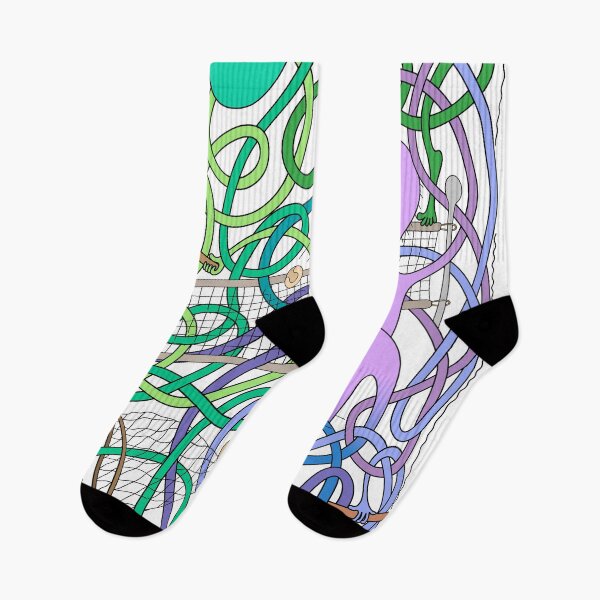 Item preview, Mr Squiggly Tennis Match designed and sold by Becky Titus.