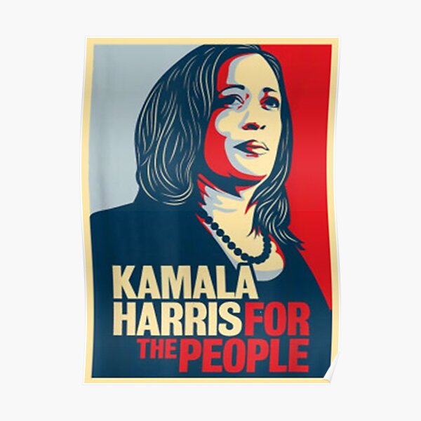 Kamala Harris For the People Poster