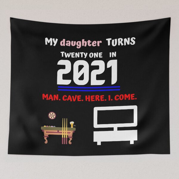 Item preview, Daughter 21, Man Cave Here I Come designed and sold by stadia-60-west.