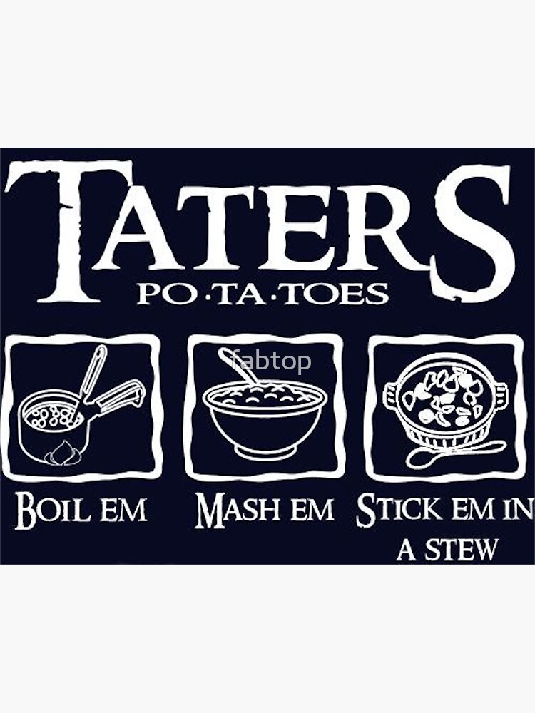 Thumbnail 3 of 3, Magnet, Taters Potatoes designed and sold by fabtop.