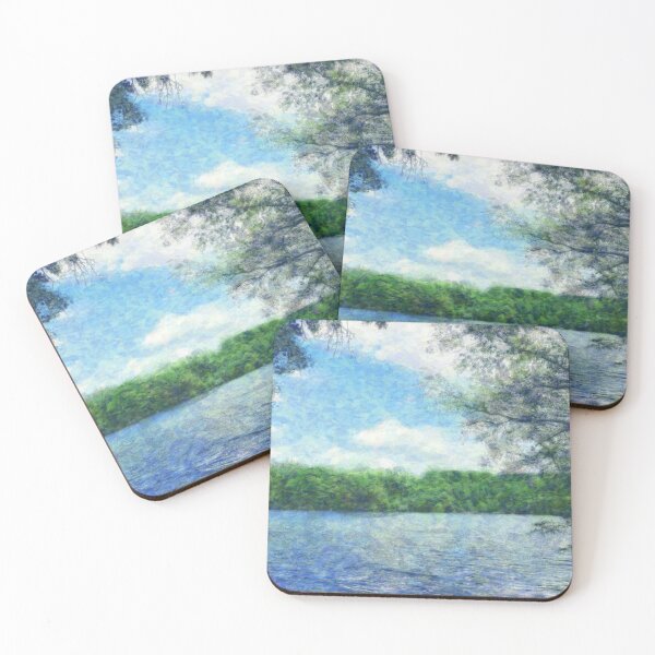 Item preview, Trees and Lake Accotink  designed and sold by Ollivrosa.