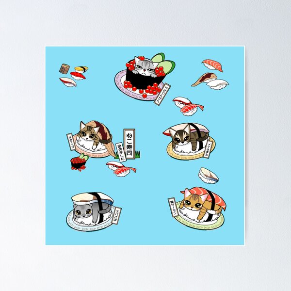 Item preview, Neko no sushi designed and sold by MisoraA.