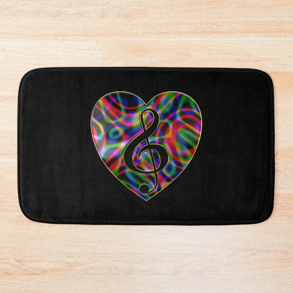 Item preview, Treble Clef Inside Heart designed and sold by CoolDoodles.