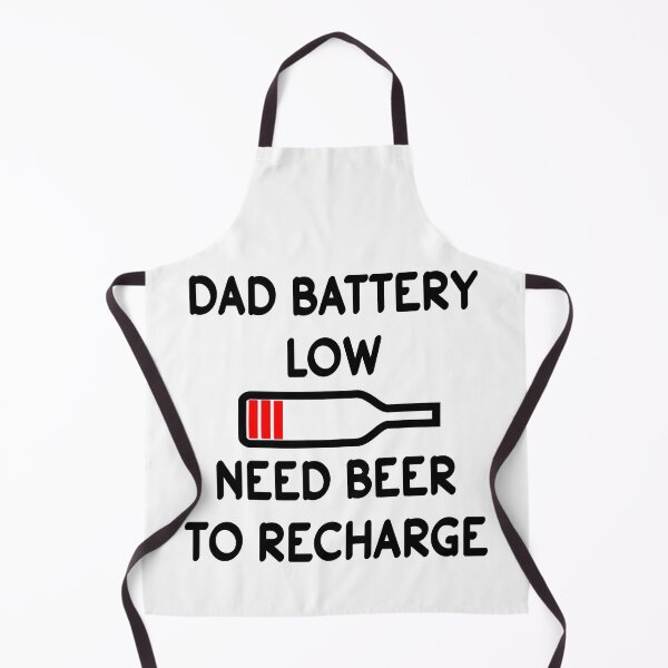 Item preview, Dad Battery Low Need Beer To Recharge Funny Dad Beer designed and sold by Andrea Lina.