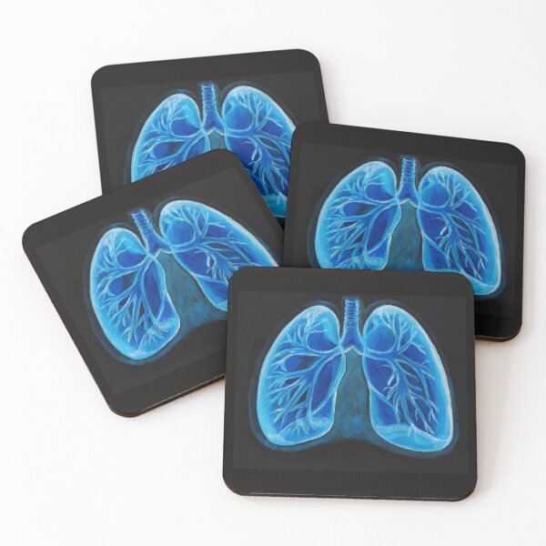 Item preview, Human blue glowing lungs. designed and sold by Colibri77.