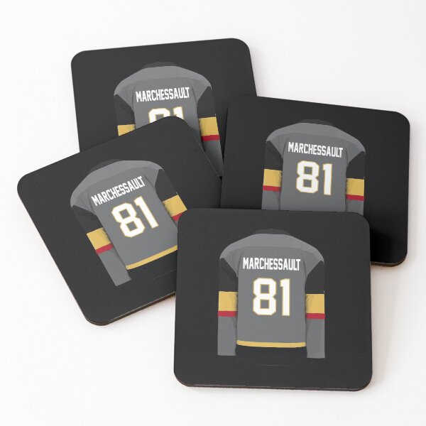 Item preview, Vegas Golden Knights Jonathan Marchessault Jersey Sticker designed and sold by VegasKnights.