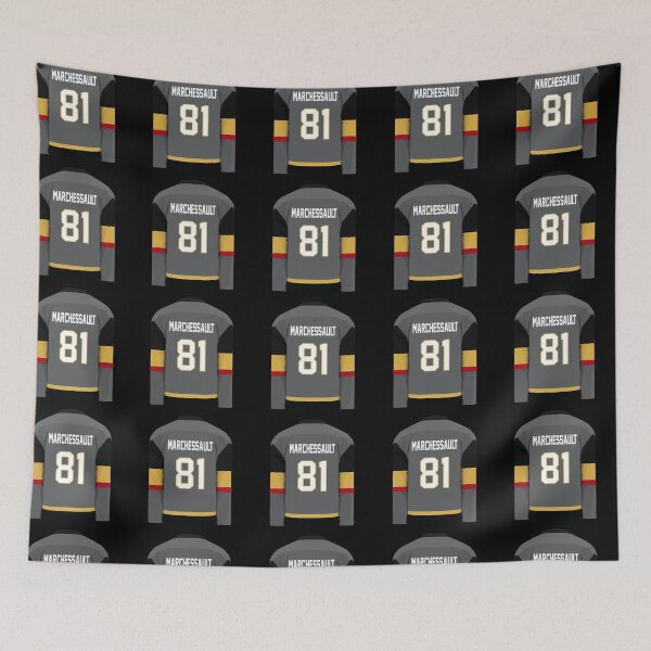 Item preview, Vegas Golden Knights Jonathan Marchessault Jersey Sticker designed and sold by VegasKnights.