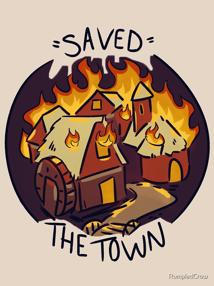 D & D hat die Stadt niedergebrannt von RumpledCrow