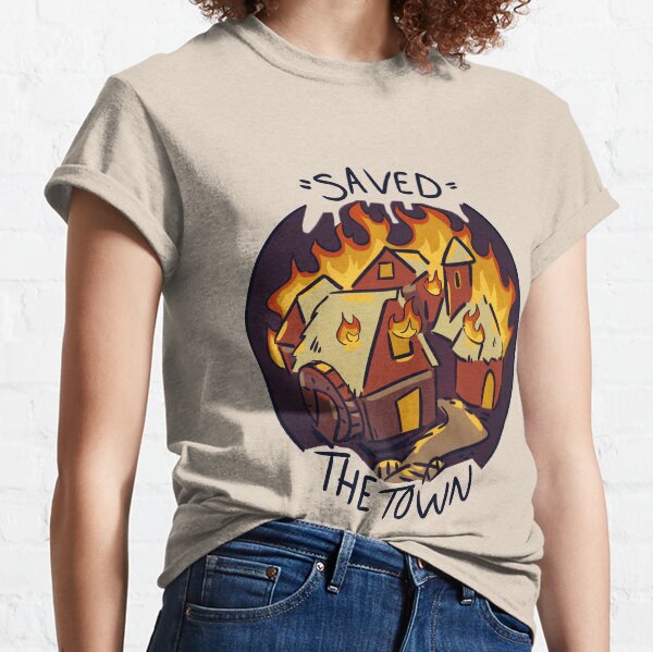 D&D a brûlé la ville T-shirt classique