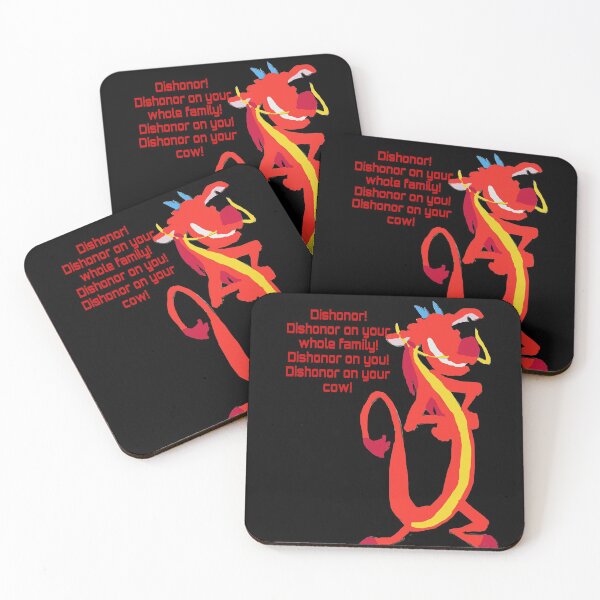 Item preview, Mushu dishonor  designed and sold by melodiruby.