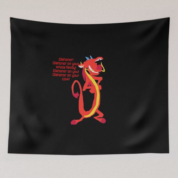 Item preview, Mushu dishonor  designed and sold by melodiruby.