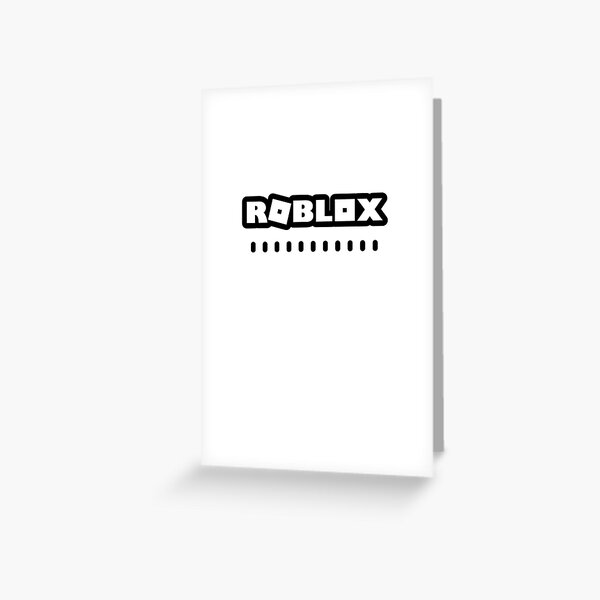 Cartes De Vœux Sur Le Theme Roblox Redbubble - cartes de vœux sur le theme robux redbubble