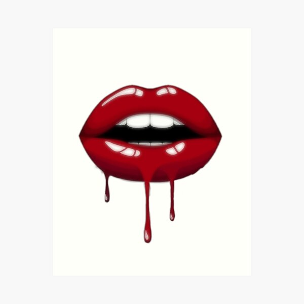 Glitter Melting Dripping Lips Sublimation File Best Selling 