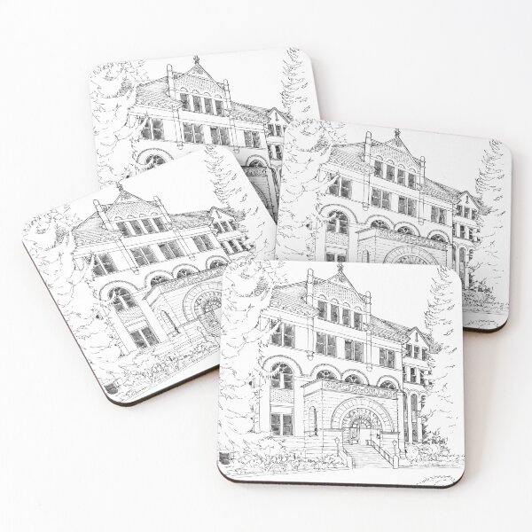 Item preview, College Hall - Gonzaga - Sketch designed and sold by PonderosaPrints.