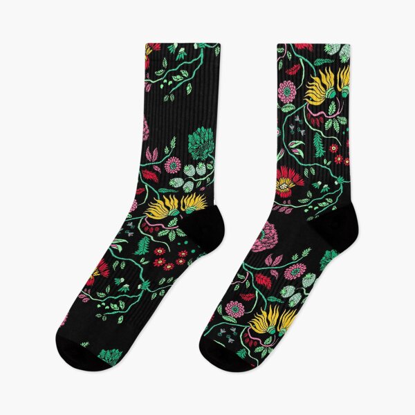 Item preview, Aesthetic Rustic Flowers with Colorful Rainbow, a Popular Artsy Vector Fine Art designed and sold by corner-shop.
