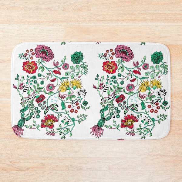 Item preview, Aesthetic Rustic Flowers with Colorful Rainbow, a Popular Artsy Vector Fine Art designed and sold by corner-shop.