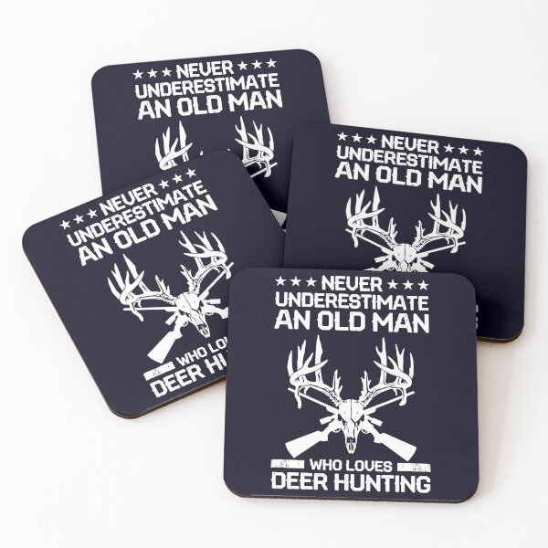 Item preview, Never underestimate old man who loves deer hunting designed and sold by mmos.