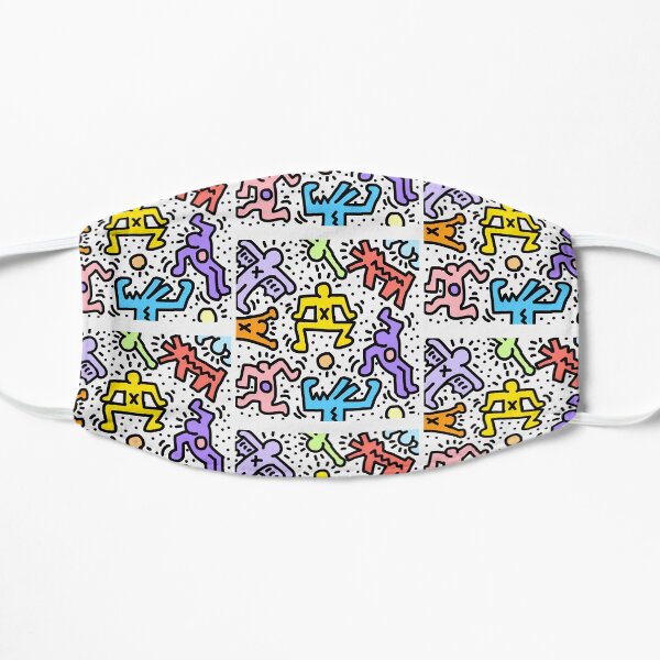 Collage de Keith Haring Masque sans plis
