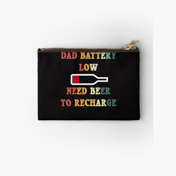 Item preview, Dad Battery Low Need Beer To Recharge Funny Dad Beer designed and sold by Andrea Lina.