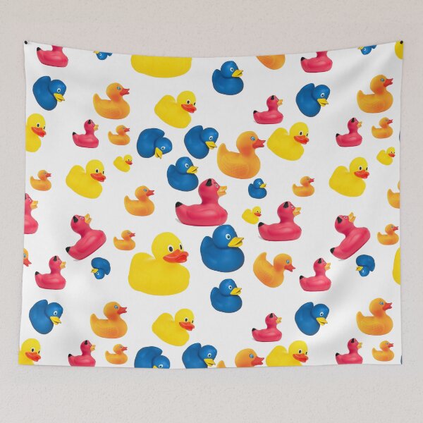 Item preview, Colorful rubber duck pattern designed and sold by xagta10.