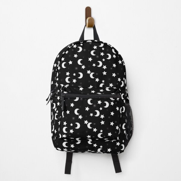 Moons and Stars (Black Background) Backpack