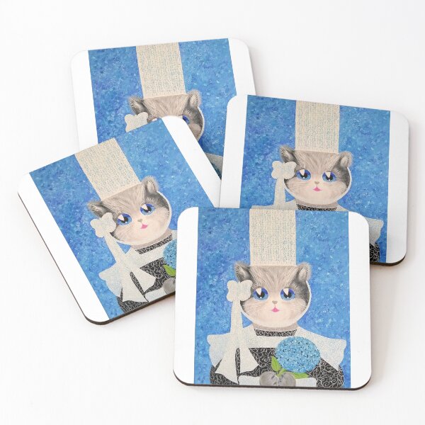 Item preview, Acrylic painting "Breton Cat Enora" on cotton canvas. designed and sold by oxanamustafina.
