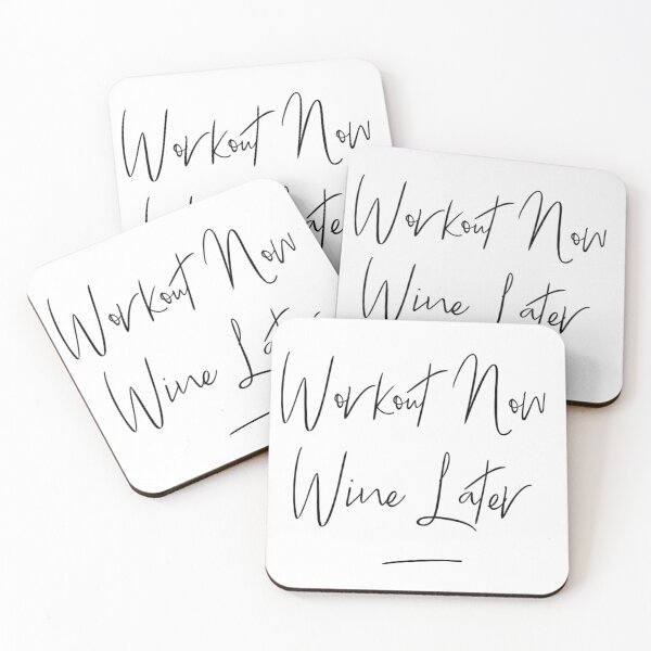 Item preview, Workout Now Wine Later designed and sold by keriannhill.