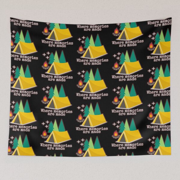 Item preview, Where Memories are made - camping - Boo-da-chay designed and sold by Boo-da-chay.