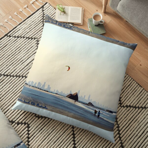 Currumbin Beach Colours Gold Coast QLD Australia Floor Pillow