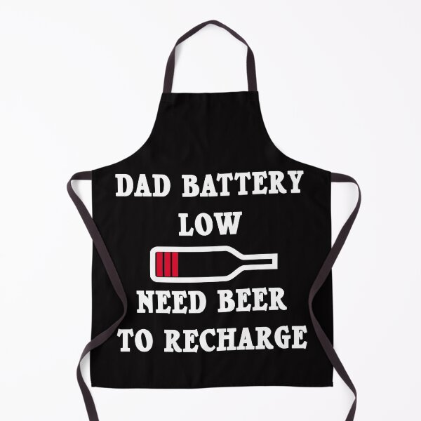 Item preview, Dad Battery Low Need Beer To Recharge Funny Dad Beer designed and sold by Andrea Lina.
