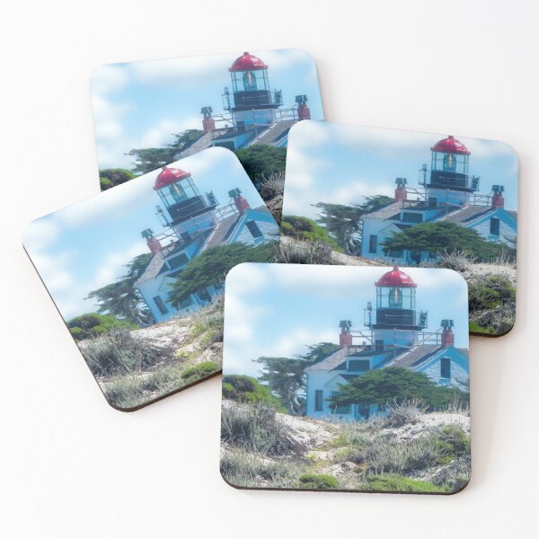 Item preview, Lover's Point Lighhouse, Pacific Grove designed and sold by GoodGirlDesigns.