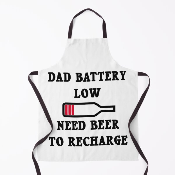 Item preview, Dad Battery Low Need Beer To Recharge Funny Dad Beer designed and sold by Andrea Lina.