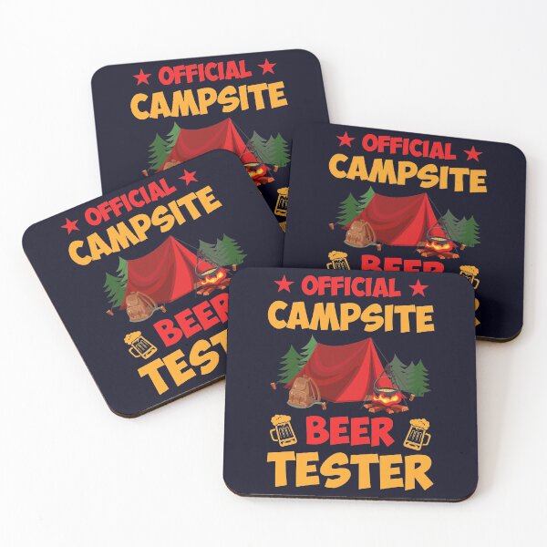 Item preview, Official campsite Beer tester Camping hobby designed and sold by mmos.