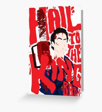 Army Of Darkness/Bruce Campbell Greeting Card
