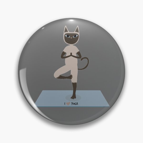 Item preview, Yoga cat Vrksasana designed and sold by uncutcreations.