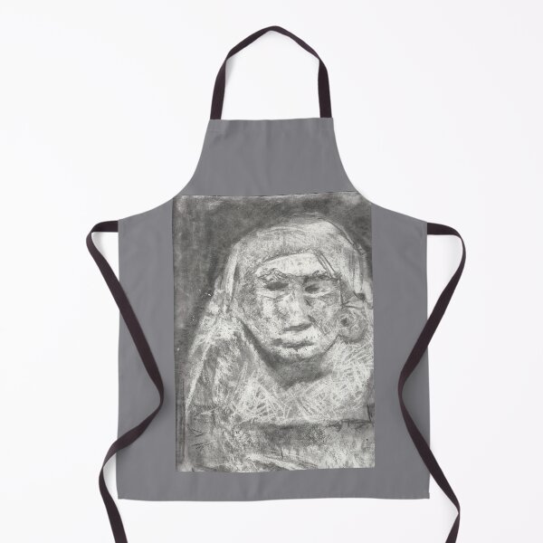 Item preview, Neanderthal Man charcoal drawing designed and sold by felicityprazak.