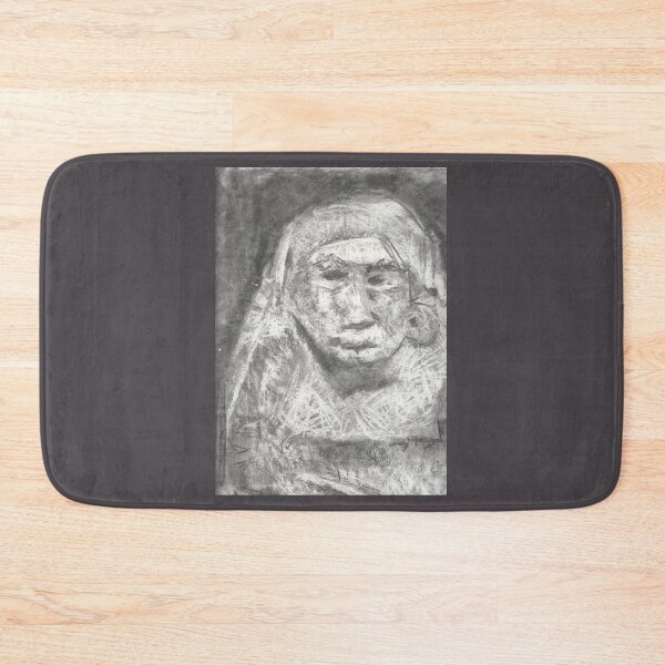 Item preview, Neanderthal Man charcoal drawing designed and sold by felicityprazak.