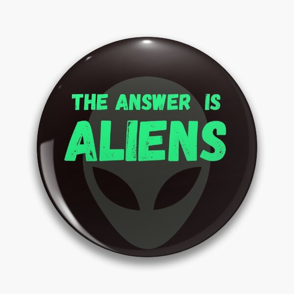 Item preview, Green Alien - UFO lovers gift - The answer is aliens  designed and sold by OnlyGoodVibesZ.